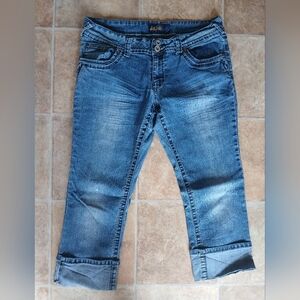 Angels Women's Blue Ankle & Cropped Jeans